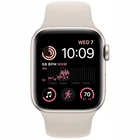 Viedpulkstenis Apple Watch SE (2nd Gen) GPS + Cellular 40mm Starlight Aluminium Case with Starlight Sport Band [Mazlietots]